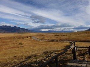 View from an Estancia near Lago Argentino