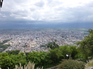 View over Salta  from Cerro San Bernardo