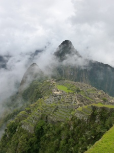 View over Machu Picchu.