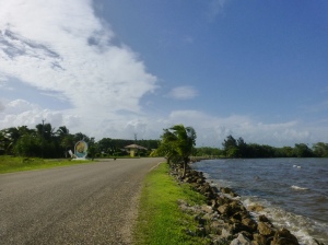 The coastal road out of Punta Gorda
